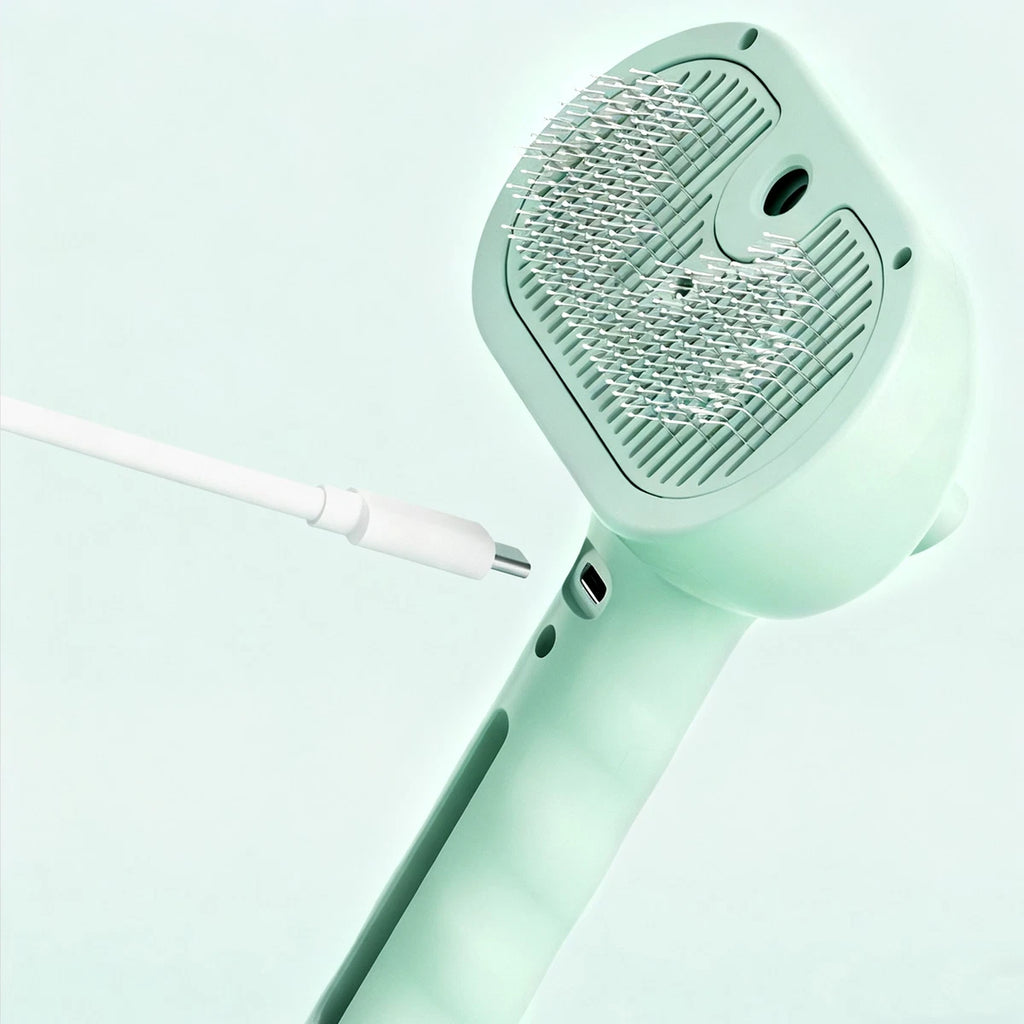 Pet Tool with Hair Removal, Steam Spray Massage and Brush Function for Cats Dogs|127559619253